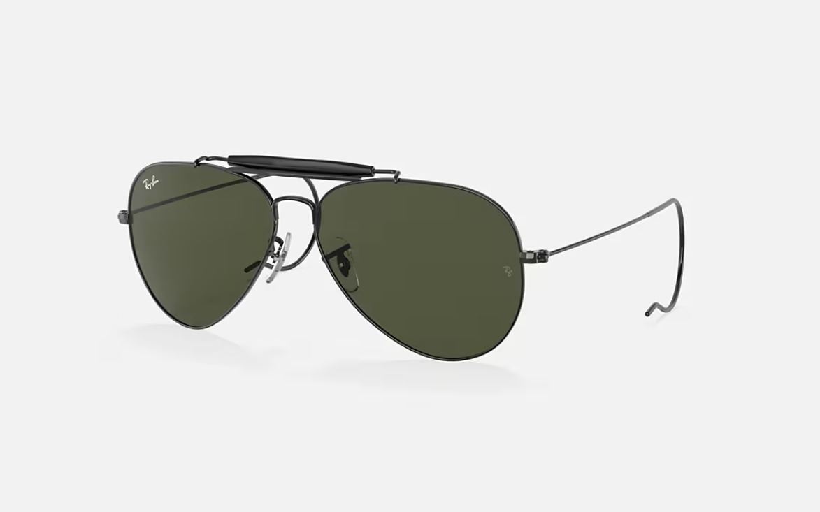 Lentes RayBan Aviator Outdoorsman RB3030 Unisex/ Color negro